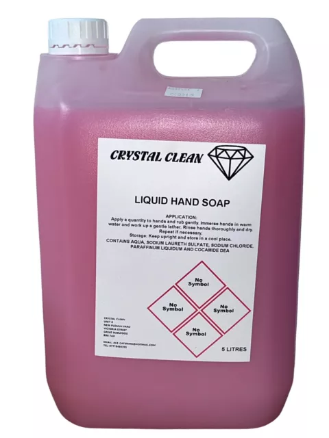 liquid Pink hand soap 5 litre