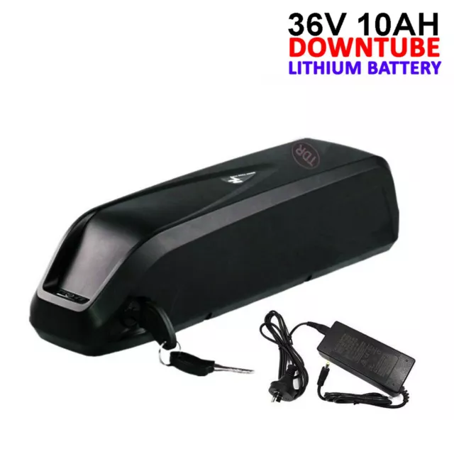 NEW 36V 10AH Electric Bike Bicycle eBike Lithium Ion Li-Ion Battery w' Charger