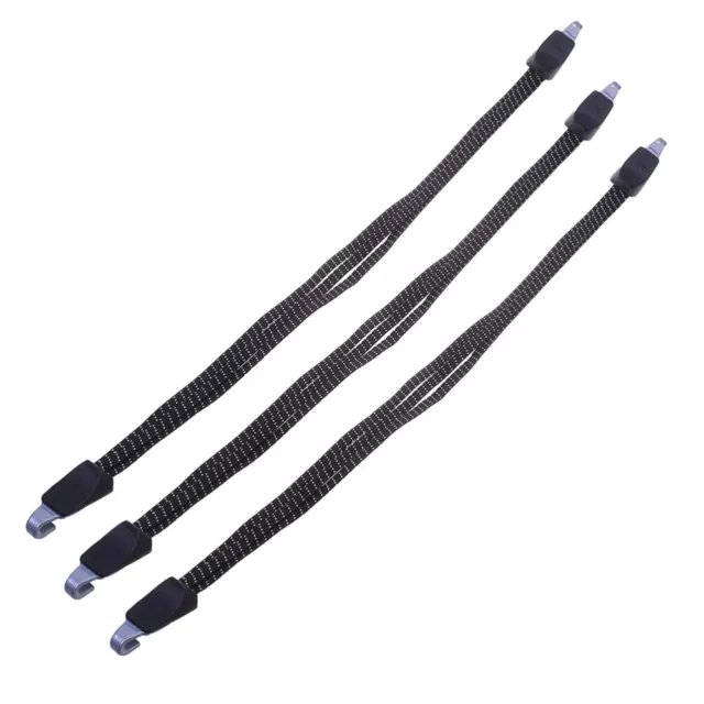 3 Pcs Shelf Tie Rope Plastic Bungee Cords Bycicles Luggage Rubber