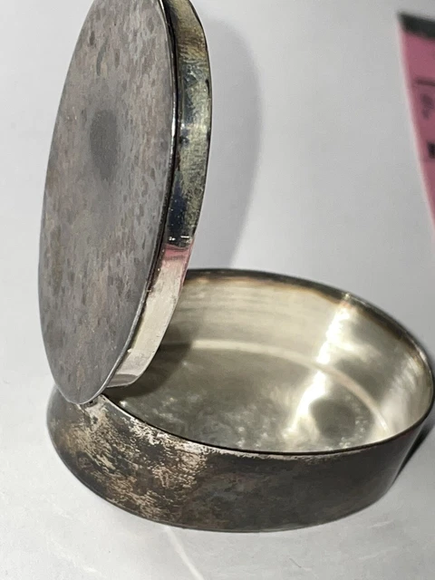 *Rare Antique Charles Thomae Sterling Silver Portable Cigar / Cigarette Ashtray
