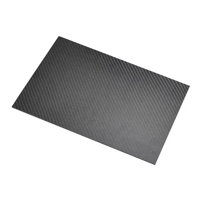 75x125mm 3K Carbon Fiber Plate Panel Sheets DIY Composite Material (0.5mm) FS2#
