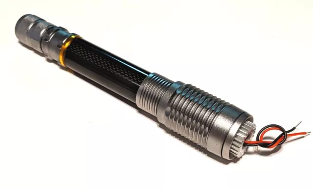 Custom Handheld Laser Pointer Host - DIY Kit - 12mm Laser Module Compatible 0mW