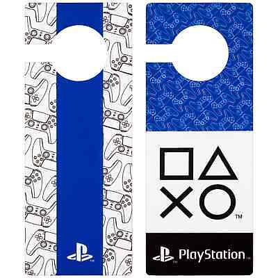 Colgador de puerta Playstation - Controladores / Símbolos - Decoración del dormitorio infantil Sony