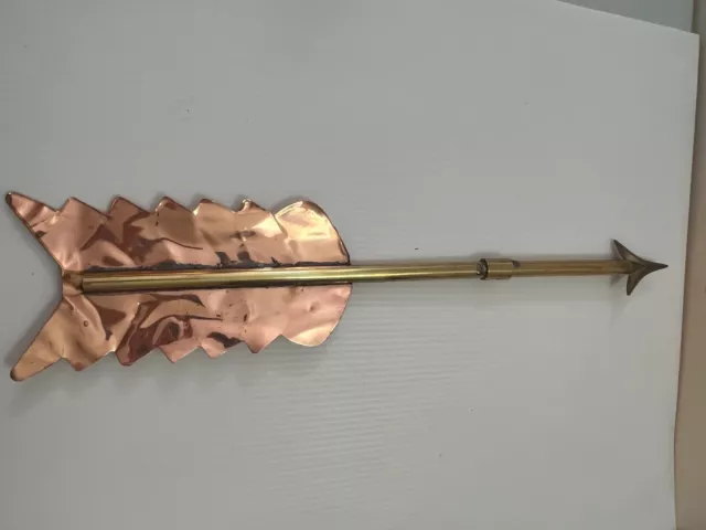 24" Copper Weathervane Replacement Arrow Part Metal Brass