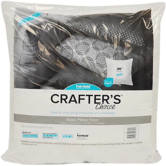 Inserto de almohada Fairfield Crafter's Choice-20""X20"" -CPW20
