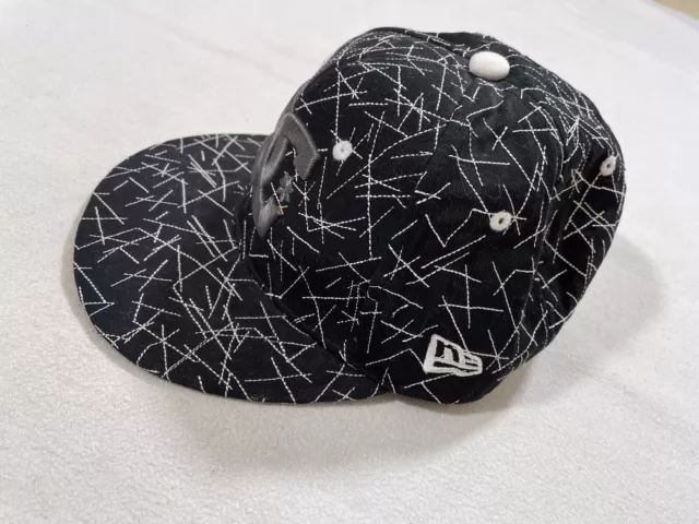 DC shoes USA new Era cap schwarz 53 cm full size 100% baumwolle base capie top 3