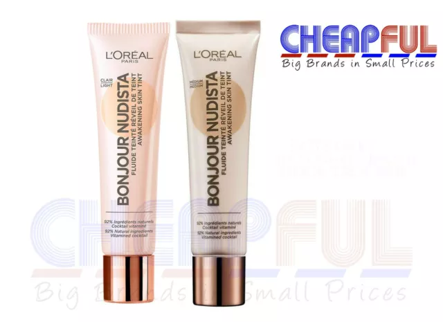 L'Oreal Bonjour Nudista Awakening Skin Tint Light/Medium - 30ml