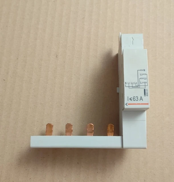 Module De Raccordement Peigne Legrand DX3 - 4 Pôles Jusqu'à 63A, Référence 406301, Neuf Sous Blister