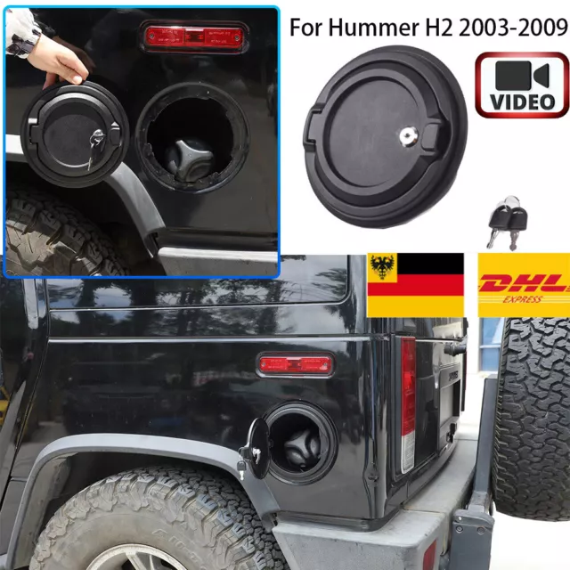 Verriegelung Kraftstoff Tür Gas Tankdeckel Abdeckung Für Hummer H2 2003-2009 DE