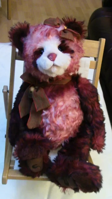 Mohair Retired Charlie bear Flamenco 46cm 2019 Isabelle collection Isabelle Lee