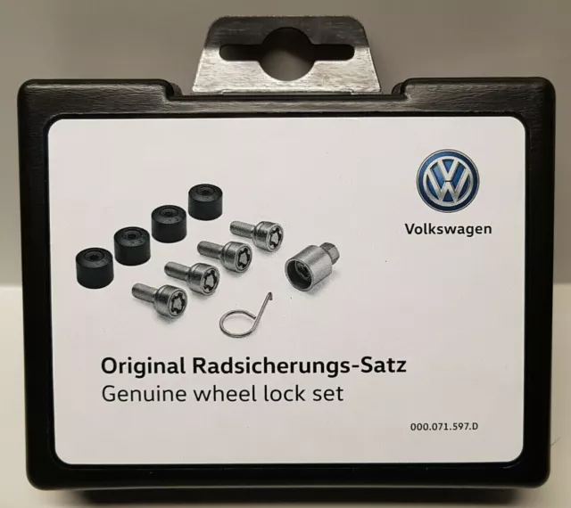 ORIGINAL VAG AUDI VW Seat Skoda Felgenschlösser Radsicherungen WHT001814  EUR 47,00 - PicClick DE