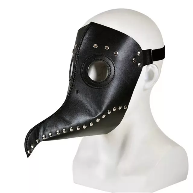 Halloween Suit Long Nosed Bird beak Costume Mask Steam Punk Plague Doctor Prom
