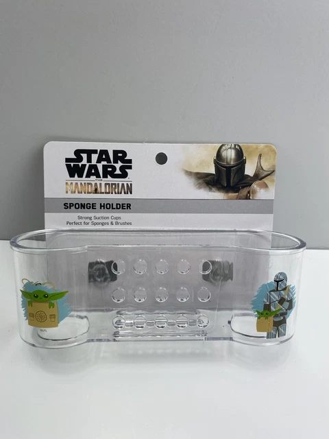 star wars mandalorian kitchen sponge holder Brand New