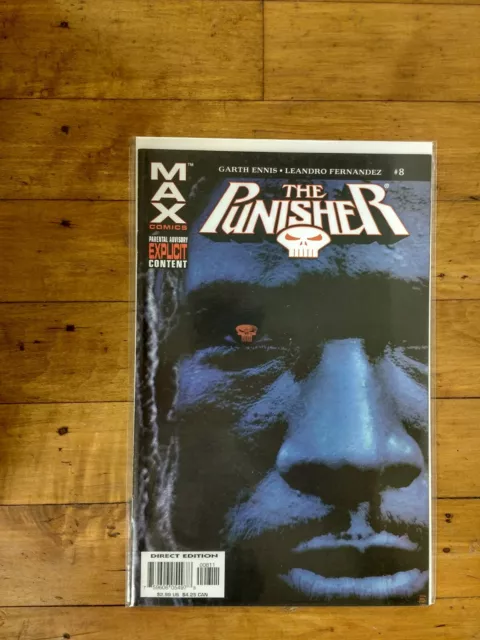 Marvel Punisher #8 Max Comics Unread Condition Ennis