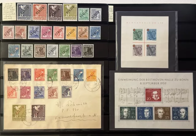 Blocks/Stamps=Germany=1948-59=Occupation=Semi-Postal=Overprinted=Mint-Used#03999