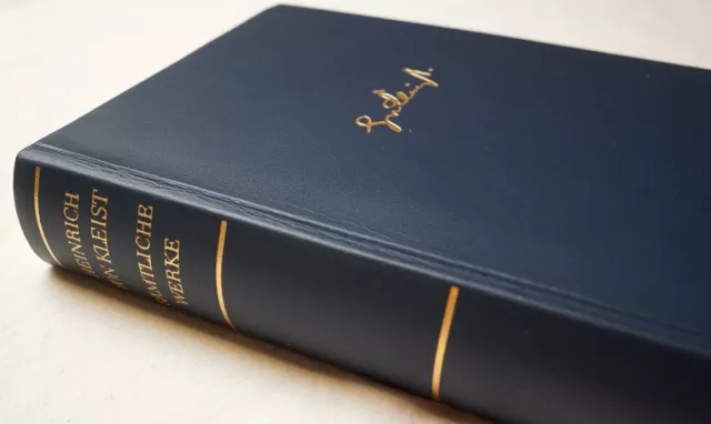 KLEIST Sämtliche Werke Winkler LEDER-EINBAND GANZLEDER Dünndruck Weltliteratur