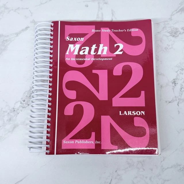 SAXON MATH 2 Home Study Teacher Edition Homeschool Curriculum £11.10 ...