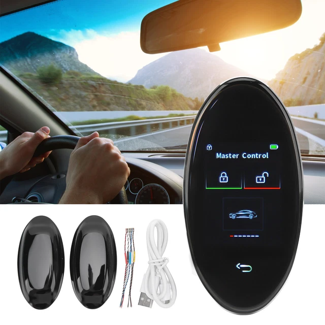 Nuovo Smart Remote Auto Chiave Antifurto Sensibile Nero Keyless Ingresso Schermo LCD