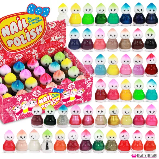 Set de 48 Vernis à Ongles Poupée en Forme 48 Couleurs Différentes Boîte de Luxe