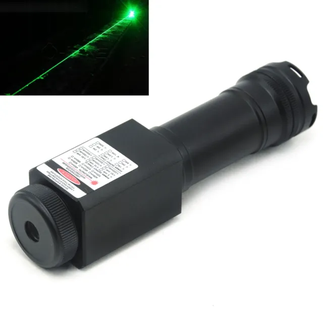 Waterproof 515nm 520nm Green Focusable Dot Laser Module 520T-1000-18650
