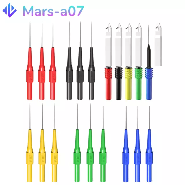 Wire Piercing Probes Set 20PCS Insulation Back Probes Non-Destructive Pin