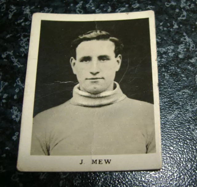 D.C. Thomson Footballers 1923 - J.W. Mew, Manchester Utd
