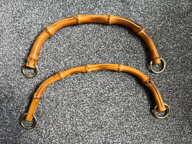 Bambus Tasche Griffe, U-förmig, Stricken, Nähen, Basteln, natürliche Handtasche