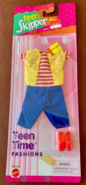 Barbie Mattel Teen Time Fashions Skipper or Courtney Doll 1996 Outfit NRFC NEW
