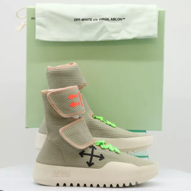 OFF WHITE C O VIRGIL ABLOH MOTO WRAP WOMENS SNEAKERS LIGHT GREY RRP 510 JA 62.98 PicClick UK