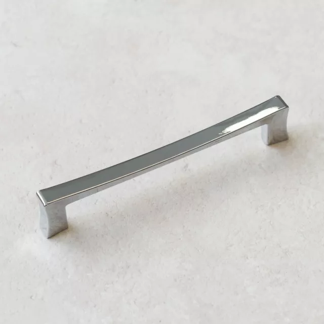 Chrome Kitchen Cupboard Handle 128mm Polished Cabinet Drawer Door Furniture Pull
