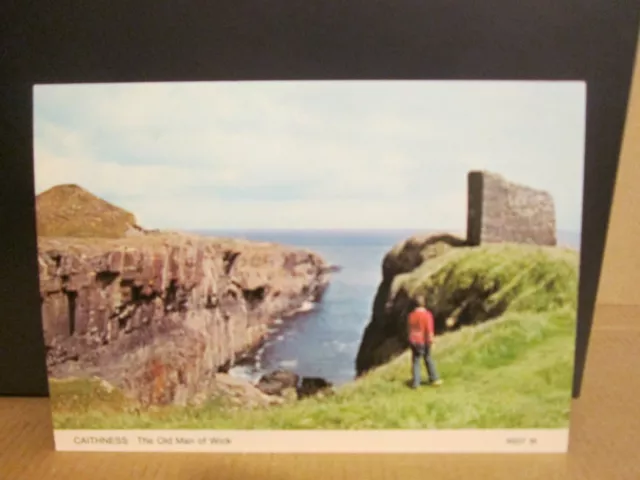 The Old Man of Wick, Caithness, Scotland, Unposted Postcard 18a