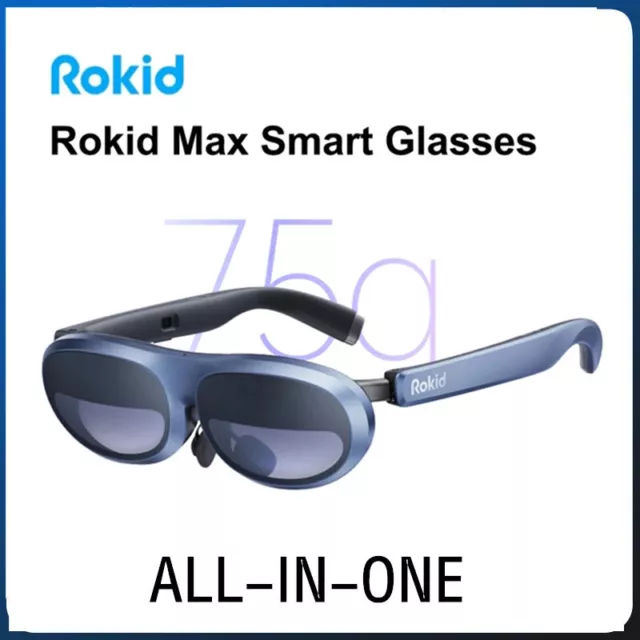 Rokid Max Smart Glasses 215inch OLED Max screen 3D Game Viewing Device AR Glass