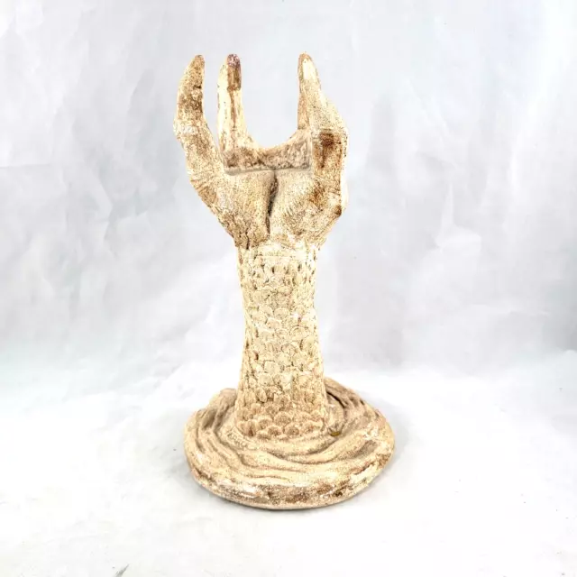 DRAGON TALON Candle Stick Holder Old World Goth Pottery