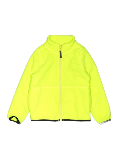 The Children's Place Boys Yellow Fleece Jacket 4