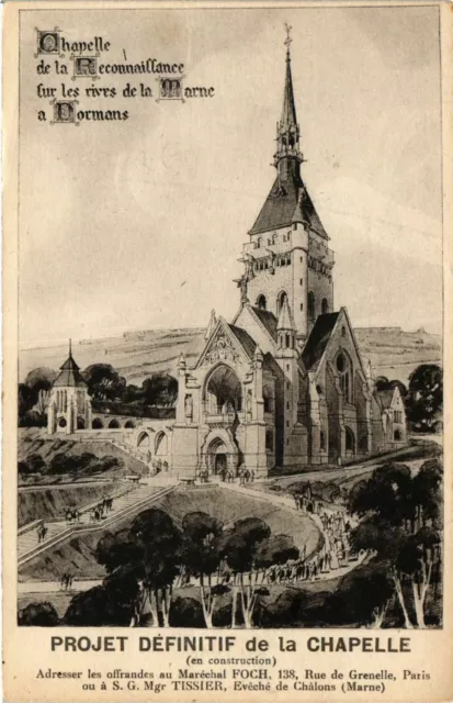 CPA AK Chapel of Reconnaissance on the banks of the MARNE (363535)