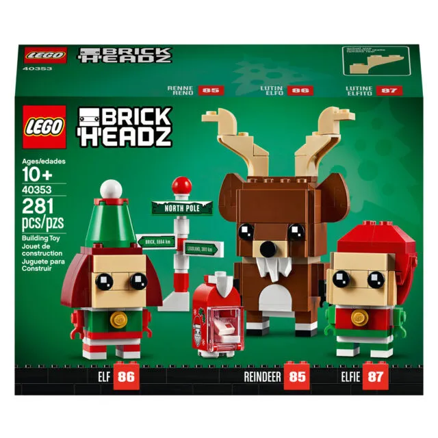 LEGO BRICKHEADZ: Rentier und Elfen (40353)