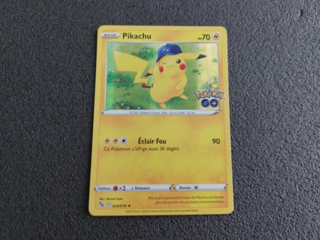 pikachu pokemon go card holo #28/78 Trading Promo – Rotterdam Comics breathable feel with durability to keep you cool and comfortable no matter what the day brings 2022 Pokemon Japanese Sword &
