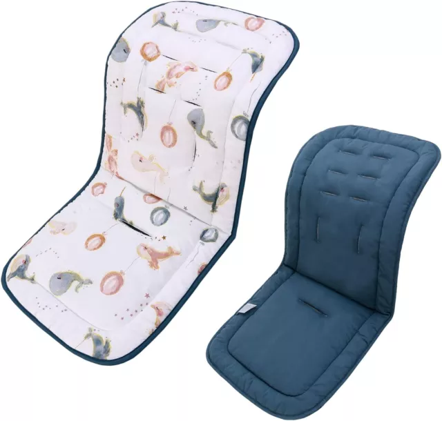 Thick Cotton Baby Stroller Seat Liner,Soft Pushchair Seat Liner Baby Stroller Cu