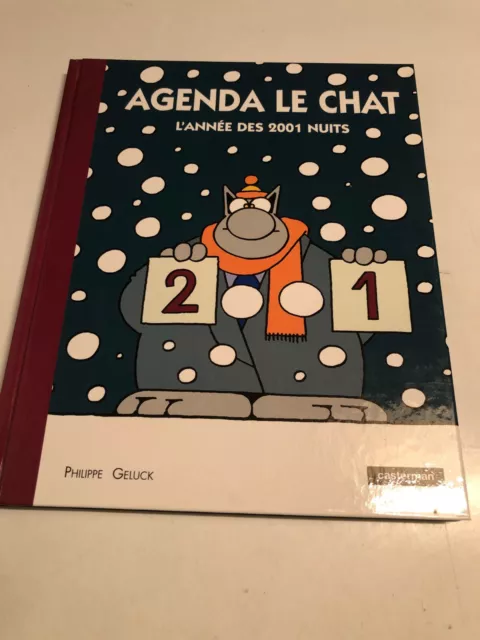 Agenda de bureau Casterman Le Chat 18,5x22,5cm (2024)