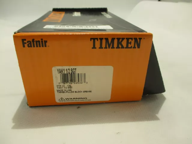 New Timken Fafnir Yak 1-1/2 Sgt 2-Bolt Pillow Block Bearing 1-1/2" Bore Usa