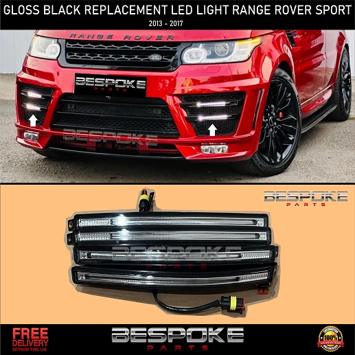 REPLACEMENT 4 X Drl Light For 2013 2017 Range Rover Sport Lip L494 Lm