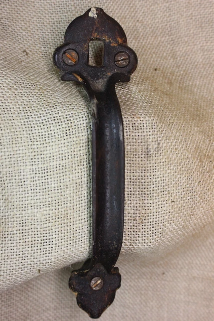 Old Thumb Latch Handle Screen Door 7 1/4” Pull Barn Gate Vintage Rustic Patina
