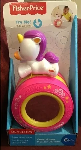 Fisher-Price Crawl Along Musical Unicorn