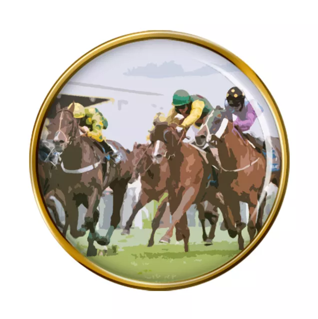 Caballo Carreras Pin Insignia