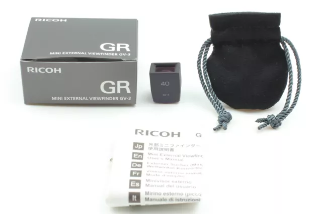 [Almost Unused]  Ricoh GV-3 External Viewfinder for GR IIIx Digital Camera JAPAN 2