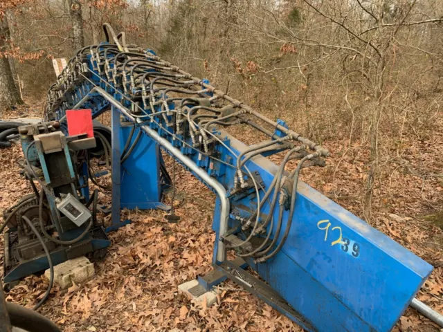 Tubing Hydraulic punch jig for A-Frame Carport building