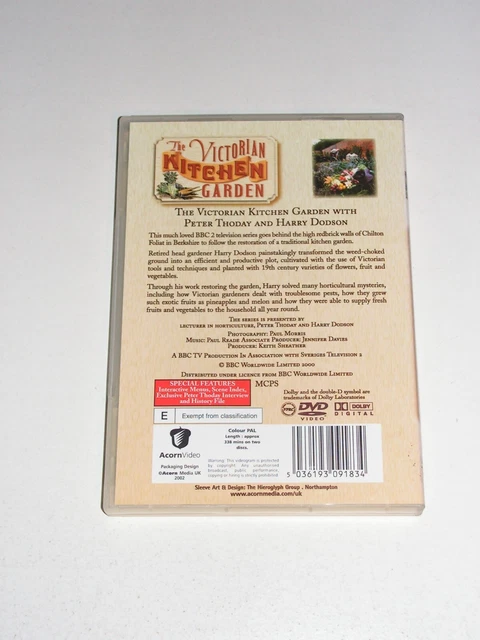 THE VICTORIAN KITCHEN GARDEN DVD Box Set BBC Series RARE and Deleted ...