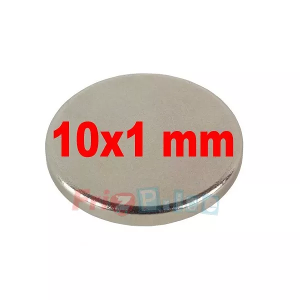 1000 10X1 NEODIMIO MM MAGNETI SUPERMAGNETI POTENTI PER HOBBY CALAMITA POTENTE cm