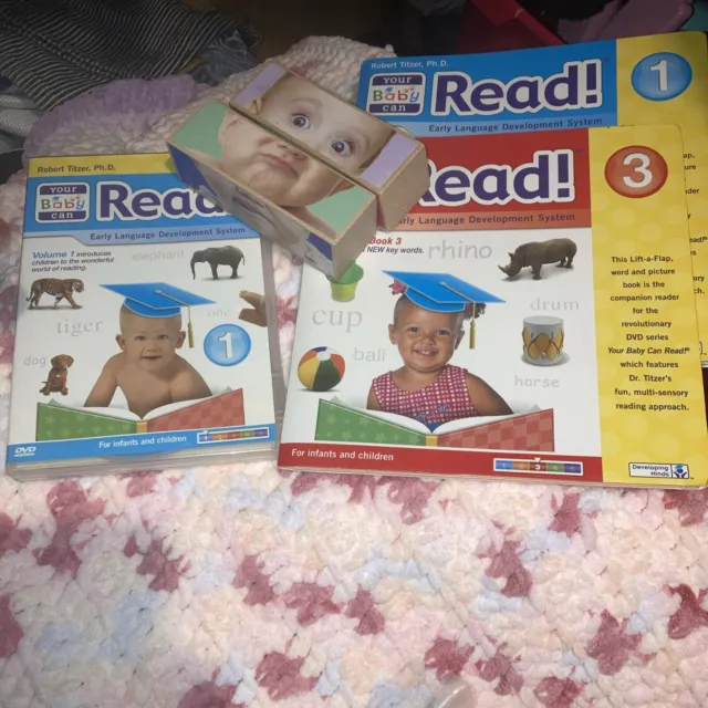 My Baby Can Read DVD Books And Blocks Lot