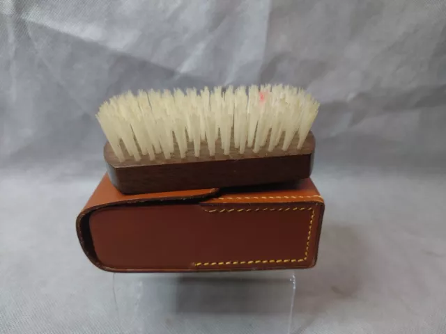 Vintage Clothes Brush In Monogrammed Case See Description